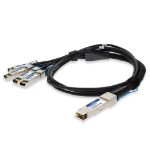 AddOn Networks Dell DAC-QSFP28-100G-2M to Mellanox MCP2M00-A002 Compatible TAA Compliant 100GBase-CU QSFP28 to 4xSFP28 Direct Attach Cable (Passive Twinax, 2m)