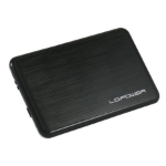 LC-Power LC-PRO-25BUB storage drive enclosure 2.5" HDD enclosure Black