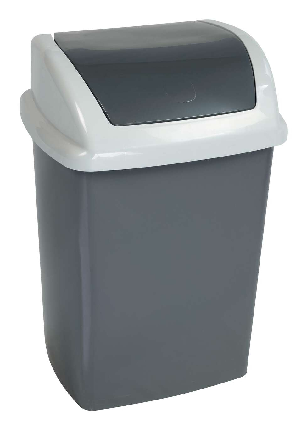 MAUL 9521087 trash can 10 L Rectangular Plastic, Polypropylene (PP) Dark Grey, White