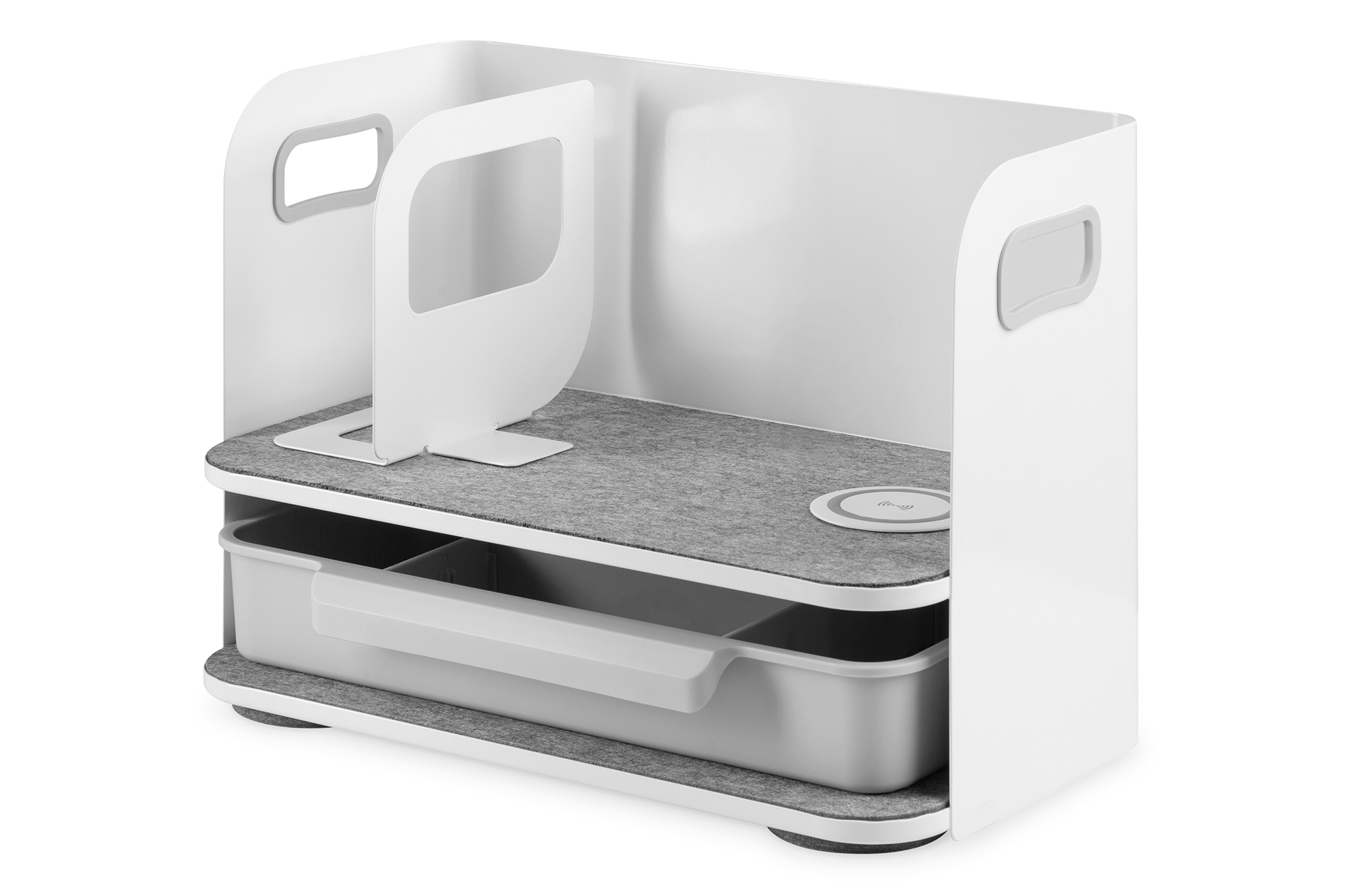 Image of Digitus Desktop Organizer with Qi Charger