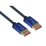 Alcasa 4814-SF010B DisplayPort kabel 1 m Blauw