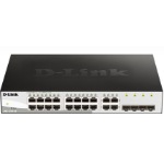 D-LINK | DGS-1210-20 | 20 Port Gigabit Smart Managed Switch with 20 RJ45 and 4 SFP (Combo) Ports