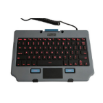 Getac 590GBL000785 mobile device keyboard German Grey