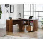 Teknik Hampstead Park Home Office L-Shaped Desk Walnut - 5426509 DD