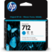 HP 3ED67A/712 Ink cartridge cyan 29ml for HP DesignJet T 200