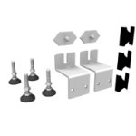 Conen Mounts Wall mounting kit LIGHT with 2 Z-bracket (7 cm)