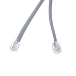 C2G 14ft RJ11 Modular Telephone Cable 129.9" (3.3 m) Silver