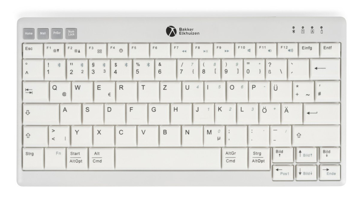 Photos - Keyboard BakkerElkhuizen UltraBoard 950 V2  Home USB + Bluetooth QWERTY BNEU950WV2UK 