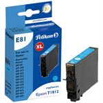 Pelikan 4109545/E81 Ink cartridge cyan, 686 pages 7ml (replaces Epson 18XL) for Epson XP 30