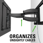 SANUS Full-Motion+ Mount For 46" - 90" flat-panel TVs up 150 lbs.
