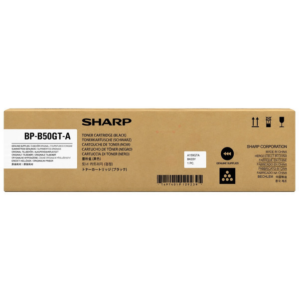 Sharp Black Bp-B50gta Toner Cartridge. 30K Pages Iso/Iec 19752 For Bp