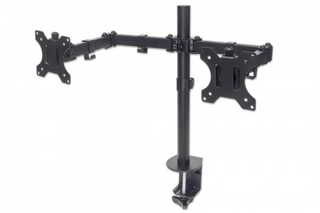 Image of Manhattan TV & Monitor Mount, Desk, Full Motion, 2 Screens, Screen...