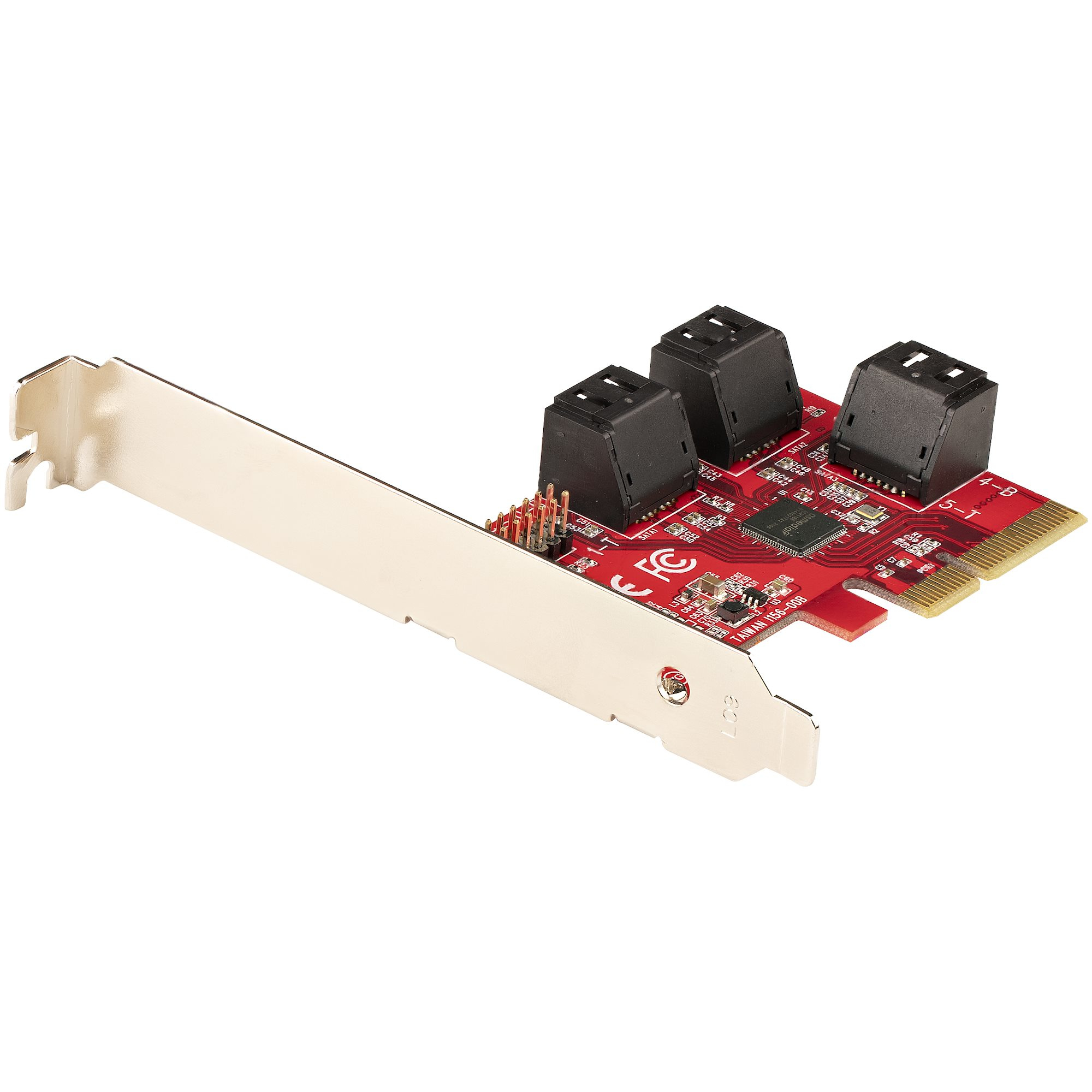 Image of StarTech.com SATA PCIe Card - 6 Port PCIe SATA Expansion Card -...