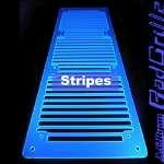 AC Ryan RadGrillz - Stripes 3x120 Acryl UVBlue