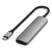Satechi ST-P4SM interface hub USB Type-C 10000 Mbit/s Grey