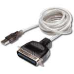 Digitus DC-USB-PM1 parallel cable Black, Grey, Transparent 1.8 m