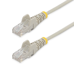 StarTech.com 3 ft. CAT6 Ethernet Cable - Slim - Snagless RJ45 Connectors - Gray