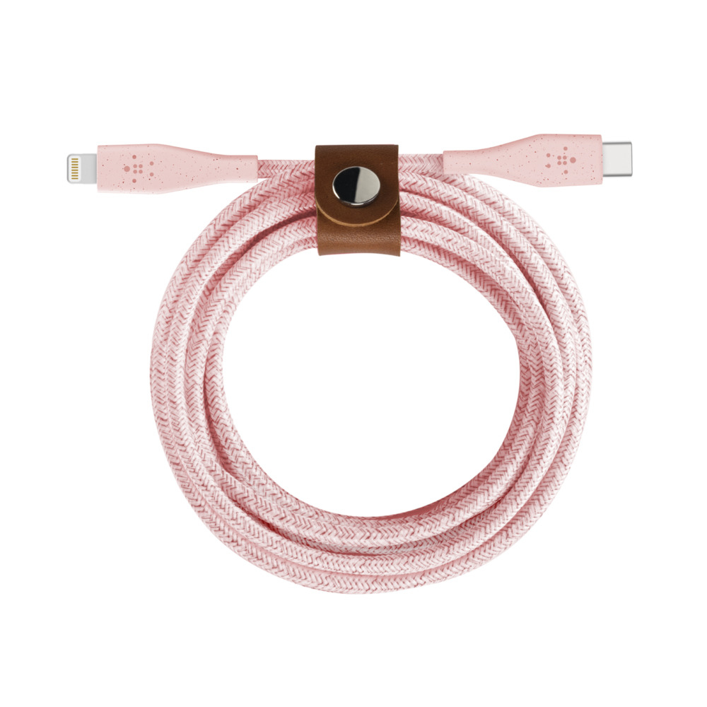 Photos - Cable (video, audio, USB) Belkin F8J243BT04-PNK lightning cable 0.7 m Pink 