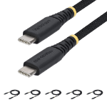 StarTech.com USB2CC3FNCBR5PK USB cable USB 2.0 35.8" (0.91 m) USB C Black