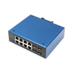 Digitus DN-651153 netwerk-switch Unmanaged Gigabit Ethernet (10/100/1000) Power over Ethernet (PoE) Zwart, Blauw