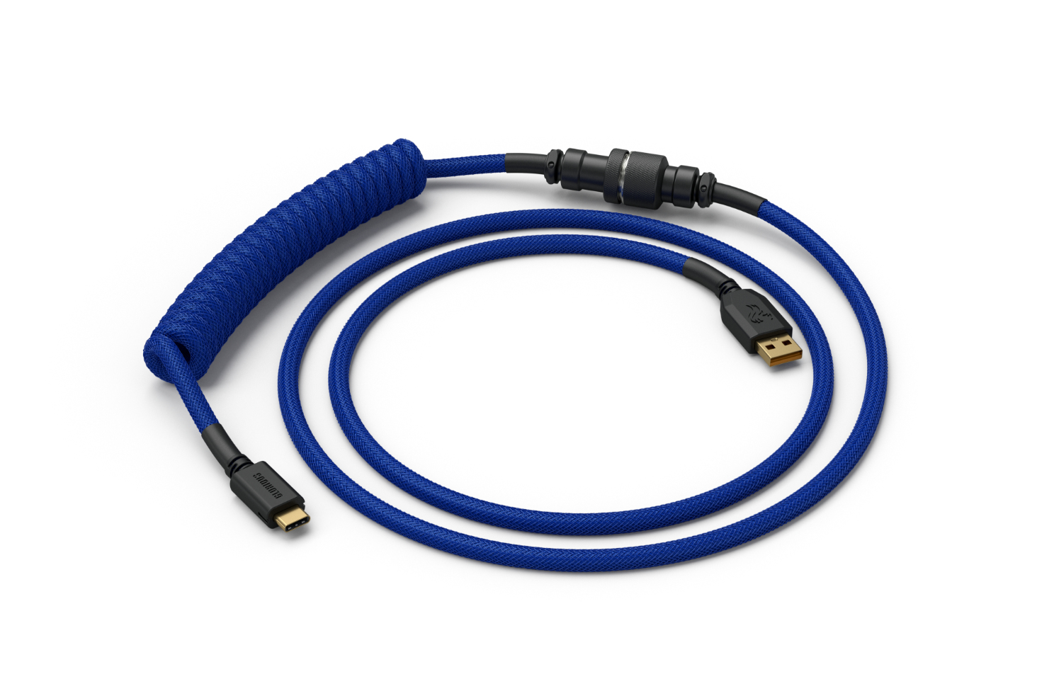 Image of Glorious PC Gaming Race Coiled Blue 1.37 m USB Type-A, USB Type-C