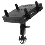 RAM Mounts Tough-Tray Double Ball Mount with Double U-Bolt Rail Base