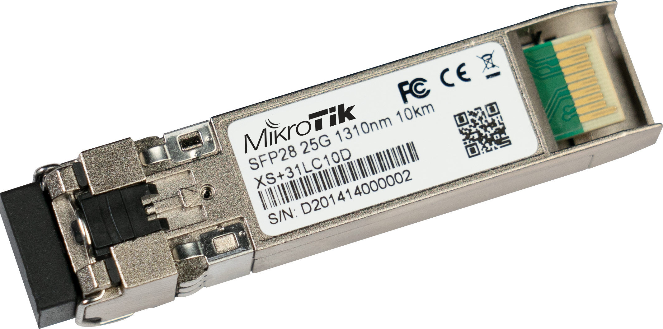 Image of Mikrotik XS+31LC10D network transceiver module Fiber optic 25000...