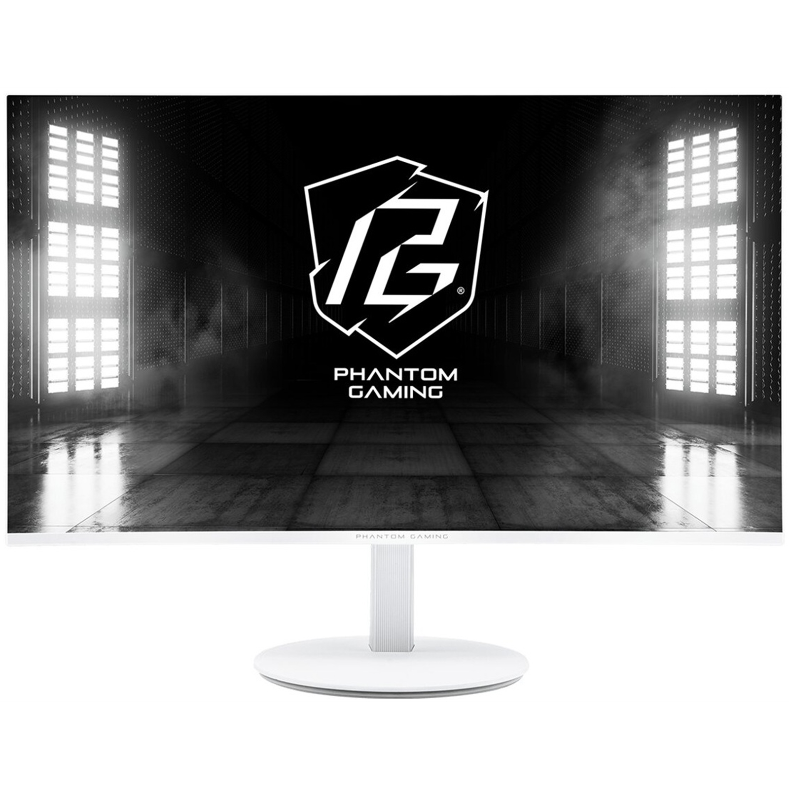Asrock Phantom Gaming PG27FFS2E-W 27 Inch FHD (1920 x 1080) Flat IPS Gaming Monitor, 240Hz, 1ms (MPRT) Response Time, 2 x HDMI 2.1; 1 x DisplayPort 1.2, 2 x 2W Speakers, Tilt, Swivel, Height, Pivot Adjustment - White