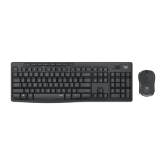 Logitech MK295 keyboard Mouse included Office RF Wireless Graphite