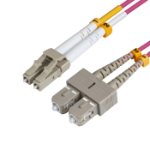 Microconnect FIB422001P fibre optic cable 1 m LC SC OM4 Violet