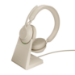 Jabra Evolve2 65, MS Stereo Auriculares Inalámbrico Diadema Oficina/Centro de llamadas USB Tipo C Bluetooth Beige