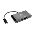 Tripp Lite U444-06N-HGUB-C laptop dock/port replicator USB 3.2 Gen 2 (3.1 Gen 2) Type-C Black