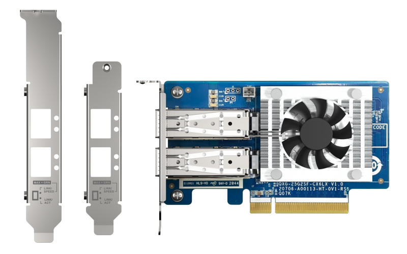 Image of QNAP QXG-25G2SF-CX6 network card Internal Fiber 25000 Mbit/s
