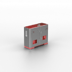 Lindy 40460 bloqueur de port USB Type-A Rose Acrylonitrile-Butadiène-Styrène (ABS) 10 pièce(s)