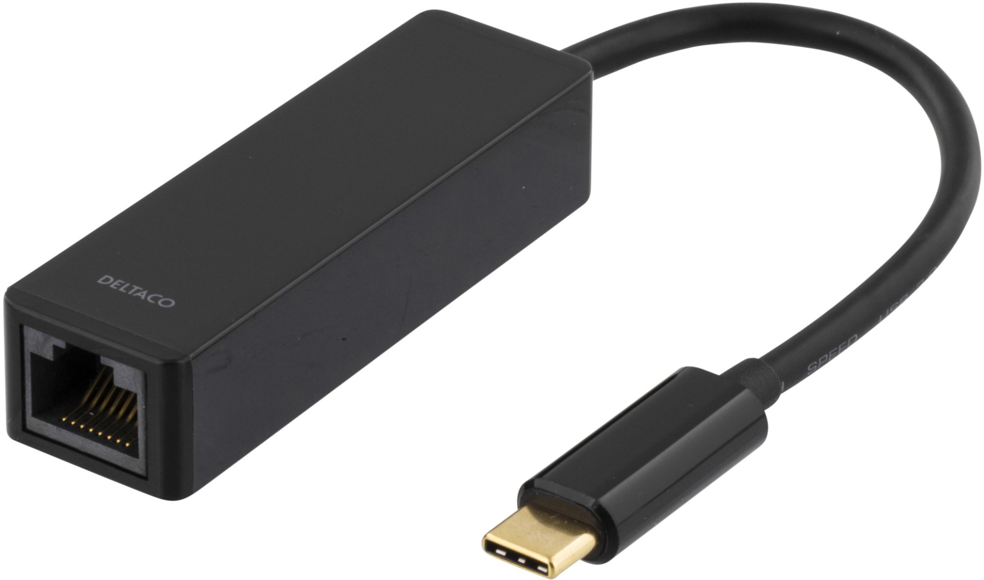 EU Product - USB 3.1 network adapter USB-C to RJ45, Gigabit - black thumbnail