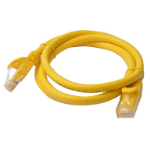 8WARE CAT6A Cable 1m - Yellow Color RJ45 Ethernet Network LAN UTP Patch Cord Snagless