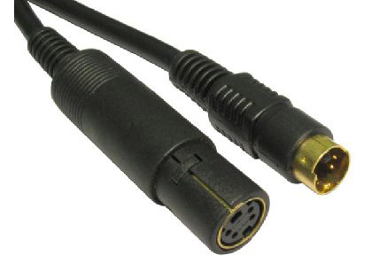 Cables Direct S-Video 1.5m S-video cable S-Video (4-pin) Black