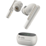 POLY Voyager Free 60/60+ Microsoft Teams Certified White Earbuds (2 Pieces)