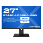 JAPANNEXT JN-IPS270UHD60F computer monitor 68,6 cm (27") 3840 x 2160 Pixels 4K Ultra HD LED Zwart