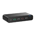 Belkin F1DN204KVM-DC-4 KVM-switch Zwart