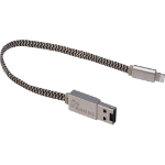 Inter-Tech Argus R-001 geheugenkaartlezer USB 2.0/Lightning Grijs