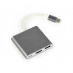 Gembird A-CM-HDMIF-02-SG USB graphics adapter 3840 x 2160 pixels Grey