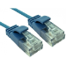 Cables Direct ERSLIM-102B networking cable 2 m Cat6 U/UTP (UTP) Blue