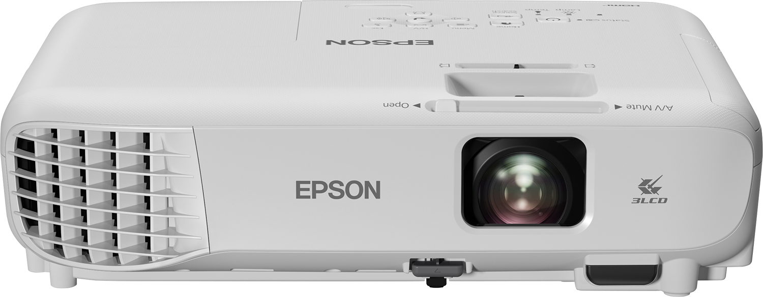 Epson EB-W06 Projector WXGA 3700 Lumens 3 LCD Brightness White V11H973040