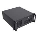 CIT 4U Rackmount Server Case 500mm, Heavy-Duty Industrial Chassis with Lockable Front Door, Supports ATX/mATX, 8x Internal HDD Bays for Massive Storage, Black