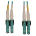 Tripp Lite N820X-07M-OM4 400G Multimode 50/125 OM4 Switchable Fiber Optic Cable (Duplex LC-PC M/M), LSZH, Aqua, 7 m (23 ft.)
