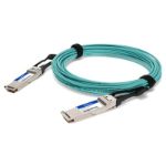 AddOn Networks QSFP-200GB-AOC20M-AO InfiniBand/fibre optic cable 787.4" (20 m) QSFP56 Green, Silver