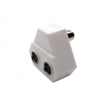 Cables Direct TV Coax 2 Port Splitter
