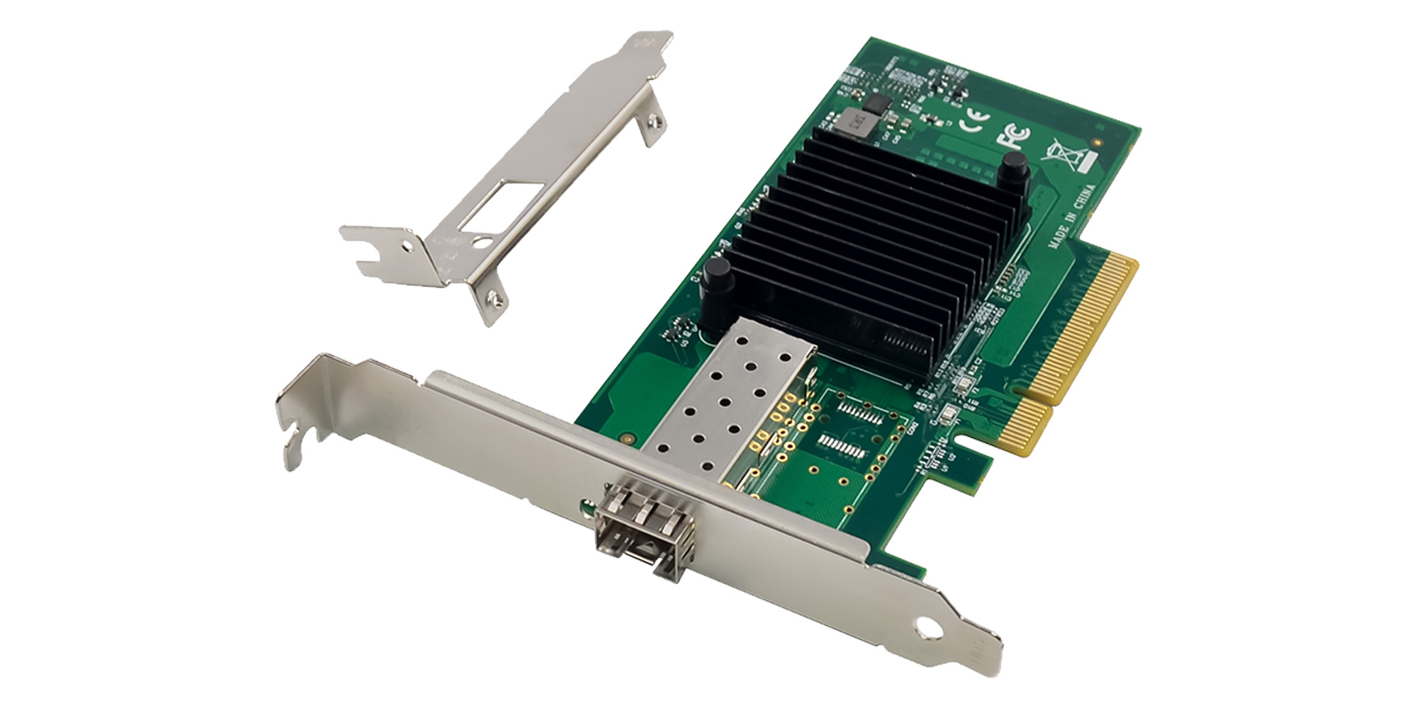 Intel E10G41BTDA alternative Intel X520-DA1 NIC PCIe 2.0 x8 Single Port 10GbE SFP+ thumbnail