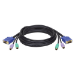 Tripp Lite P753-010 KVM cable Black 118.1" (3 m)